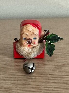 Vintage Santa Brooch